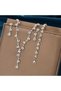 Sparkling Elegance 3-Piece Stone Jewelry Set – Necklace, Earrings, Bracelet | Wedding & Special Day Style - 4