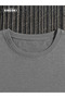 Not a Lover Loser Printed Cotton Unisex Gray T-Shirt-Black Shorts Set - 3