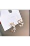 Stylish and Elegant Pearl Heart Earrings - 2