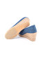Real Handmade Straw Linen Espadrille Wedge Heel Handmade - 4