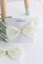 Daisy Patterned Yellow Tulle Ballerina Bow Clip Children's Hair Clip - 1 Piece - 5
