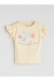 Seray New Season Crew Neck Printed Girls' T-Shirt and Shorts 2-Piece Set - 2