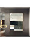Amazing | Geometric Abstract Modern Model 01 | Framed Tempered Glass Table Single Vertical