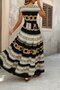 Women's Short Sleeve Double Breasted Collar Elastic Waist Single Jersey Maxi Dress - 4