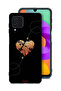 Samsung Galaxy M22 Protective Case Cover Airplanes Touching Heart