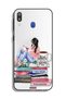 Samsung Galaxy M20 Protective Case Cover Girl And Fashion Books Art - 2