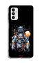 Samsung Galaxy M52 5G Protective Case Cover Astronaut Abstract Art - 2