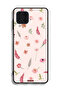 Samsung Galaxy M22 Protective Case Cover Leaves And Roses Pattern - 2