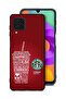 Samsung Galaxy M22 Protective Case Cover Coffee Sticker