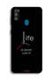 Samsung Galaxy M30s Protective Case Cover Life Is Short Live It - 2