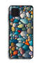 Samsung Galaxy M22 Protective Case Cover Stones Abstract Pattern - 2