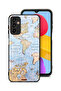 غطاء حماية لهاتف Samsung Galaxy M13 بتصميم خريطة العالم