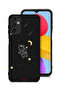 غطاء حماية لهاتف Samsung Galaxy M13 بتصميم مشبك فني لرائد فضاء