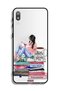Samsung Galaxy M10 Protective Case Cover Girl And Fashion Books Art - 2