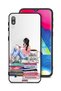 Samsung Galaxy M10 Protective Case Cover Girl And Fashion Books Art