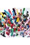Mixed Model Wholesale Keychain Set 10 Pieces Silicone Figure Gift Party Bag Accessory 10 Pieces - 5