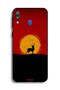 Samsung Galaxy M20 Protective Case Cover Deer And Moon Artwork - 2