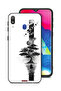 غطاء حماية لهاتف Samsung Galaxy M20 بتصميم فن الأرض والفضاء