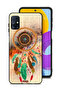 Samsung Galaxy M51 Protective Case Cover Mandala Hanging Feathers