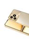 Realme C53 Case with Lens Protection Edges Platinum Plated Back Transparent Logo Cover - 3