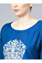 Embroidered Round Neck Kurta and Trousers Set - 5