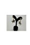 Dalmatian Patterned Gold Hanging Nail Earrings - 4