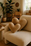Teddy Heart Pillow Plush Heart Pillow Heart Pillow Children's Pillow Large Size - 3