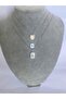 Triple Combination Necklace Pole Star Plate Heart and Heart
