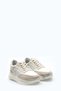 Tugerdi White Inside and Outside Genuine Leather White Light Sole Lace-Up Women's Casual Shoes Tg099822611