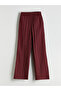 Elastic Waist Textured Women's Trousers - 5