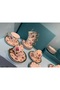 Esterhomedecor 6 Person Porcelain Pearlized Coffee Cup Set - 2