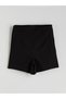 Two Mt Shop Quality Lcw Vision Black Women's Pleated Shorts with Zipper Waist - 5