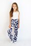 Girl's Wrinkled Fabric Wide Leg Comfortable Model Single Bottom (Pack of 3) - 4