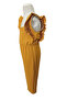 Girls' Summer Jumpsuit Yellow Cotton Viscose Fabric 1-7 Years - 3