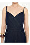 Nevavm with Difference Lcw Vision Indigo Double Breasted Collar Strap Women's Jean Jumpsuit - S5Mg58Z8-309 - 3