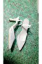 Women's White Lace High Heel Shoes - 7