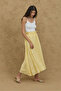 Tie Detail Gathered Skirt Yellow - 6