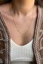 Gold Color Chain Necklace (60 cm) - 2