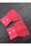 Siona Pleated Tulle Removable Cuff Red - 3