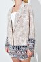 Women's Mink Skirt Juicy Blazer Jacket - 5