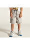 Solid Shorts with Drawstring Closure and Pockets