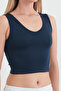 جسم أساسي من قماش قميص V-Neck - 5