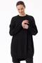 Shoulders Stone Printed Rayon Tunic Black - 3