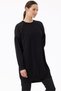 Shoulders Stone Printed Rayon Tunic Black