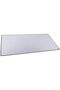3XL Extended Gaming Mouse Mat/Pad - Large, Wide White Cloth Mousepad, Stitched Edges | 24"x - 4