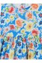 Lcw Baby Blue Crew Neck Patterned Baby Girl Dress - 3