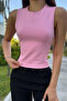 Women's Lycra Zero Sleeve Crop Tank Top
