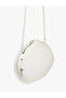 Asymmetrical Metallic Bag with Chain Strap - 2