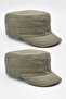 Men's Castro Hat Cap Outdoor Castro Cap 2-Piece Khaki-Khaki - 2