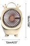 YU WELL Portable Soft and Cute Desktop 2 Speed High Wind USB Rechargeable Mini Fan For Home Office a - 2
